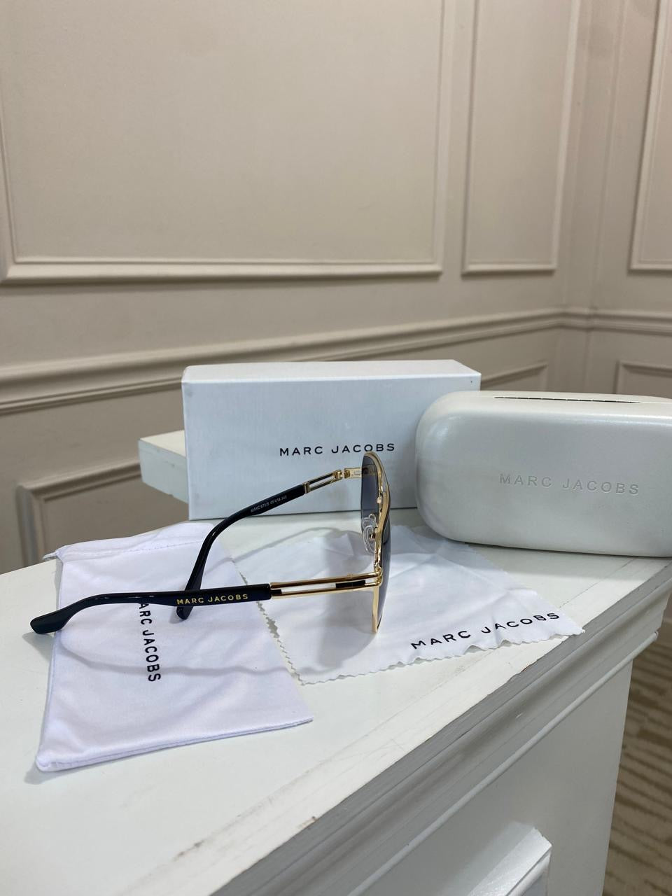 Lentes Marc Jacobs- Modelo aviador negro
