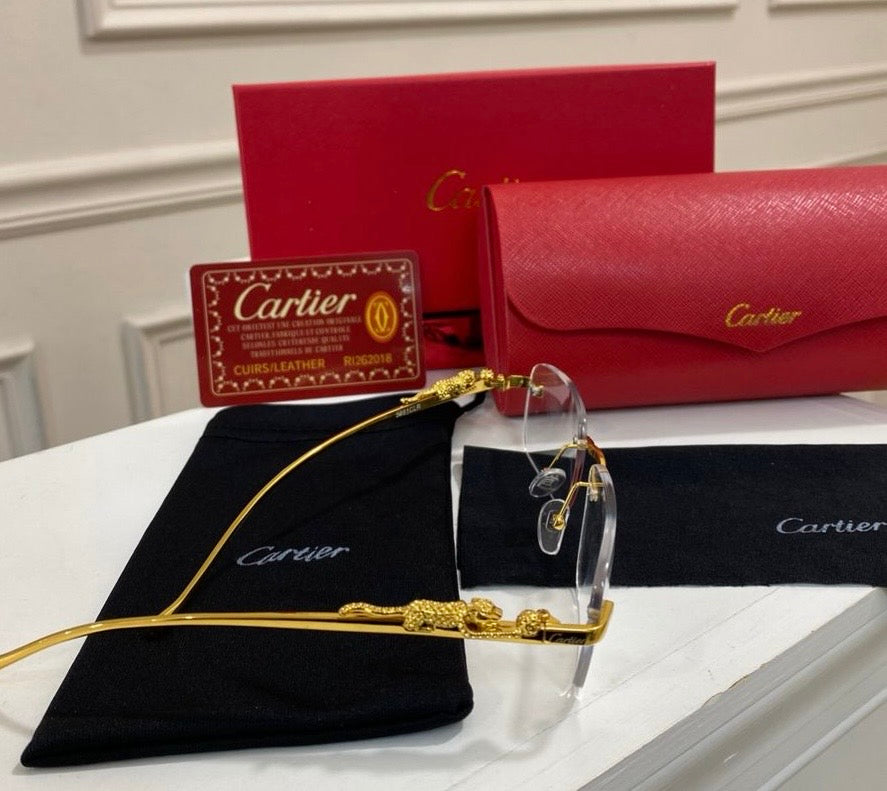 Lentes Cartier - Trasparente Oro