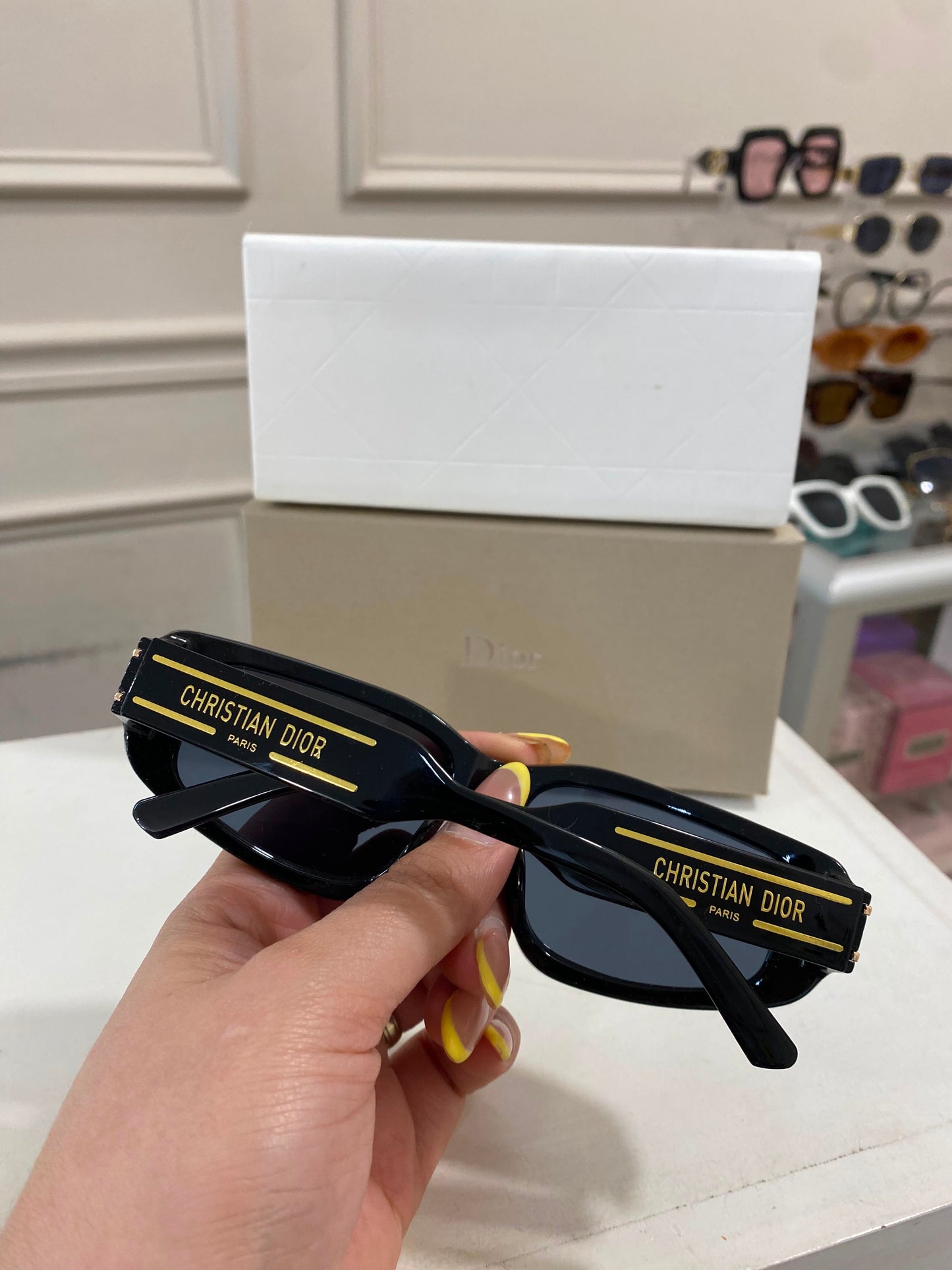 Lentes Dior – Negro Oro LETRAS