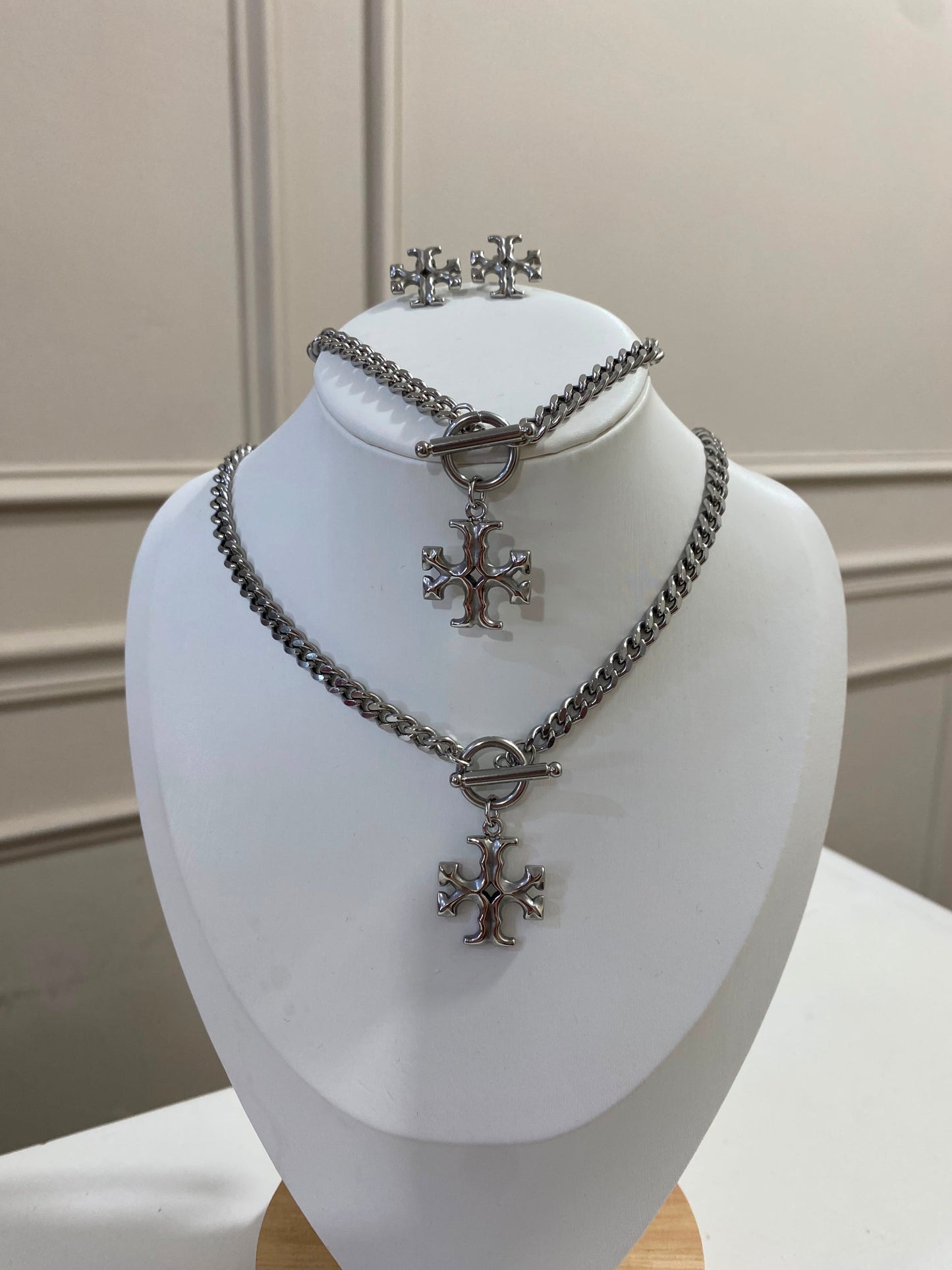 Set Tory plata 3 piezas