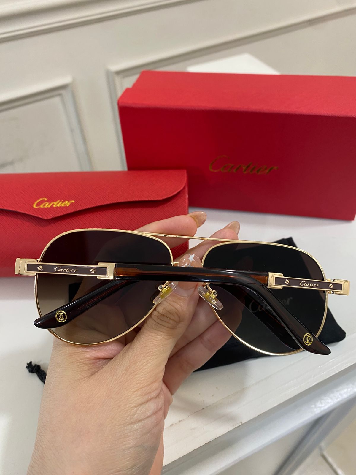 Lentes Cartier - Cafe Oro