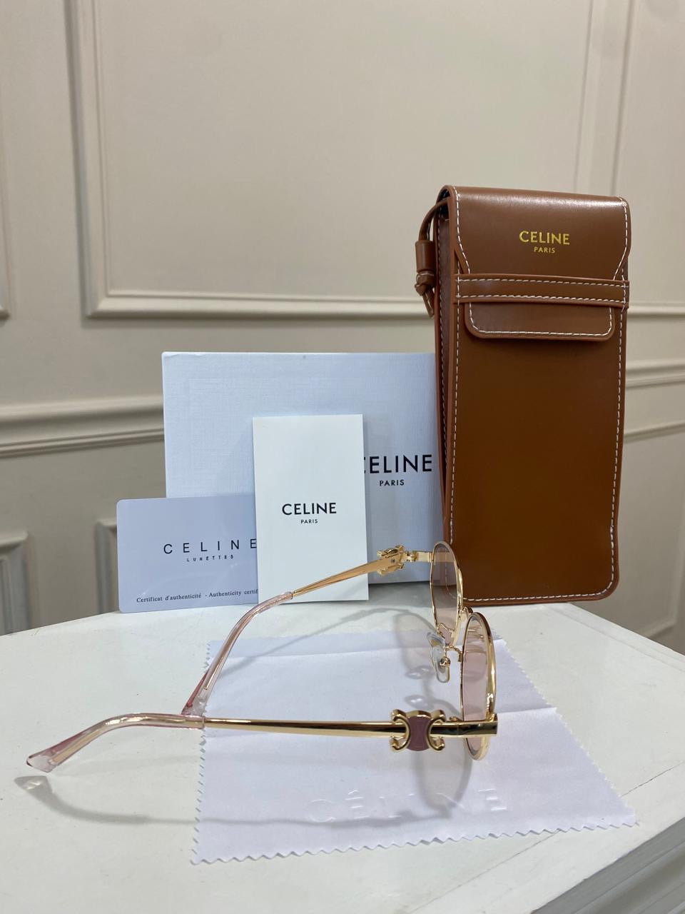 Lentes Celine – rosa miel