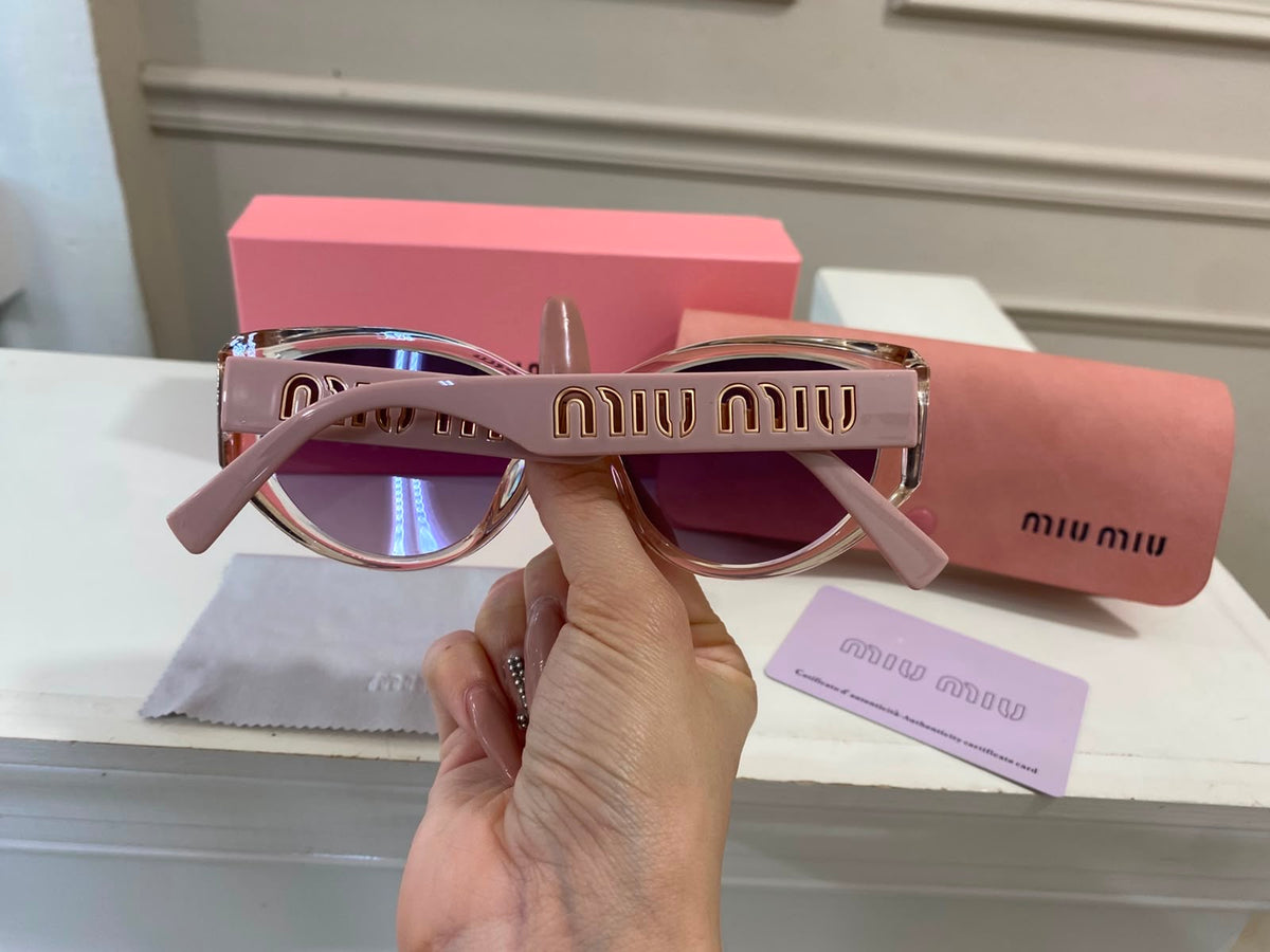 Lentes Miu Miu - Miu Miu 2427 rosado
