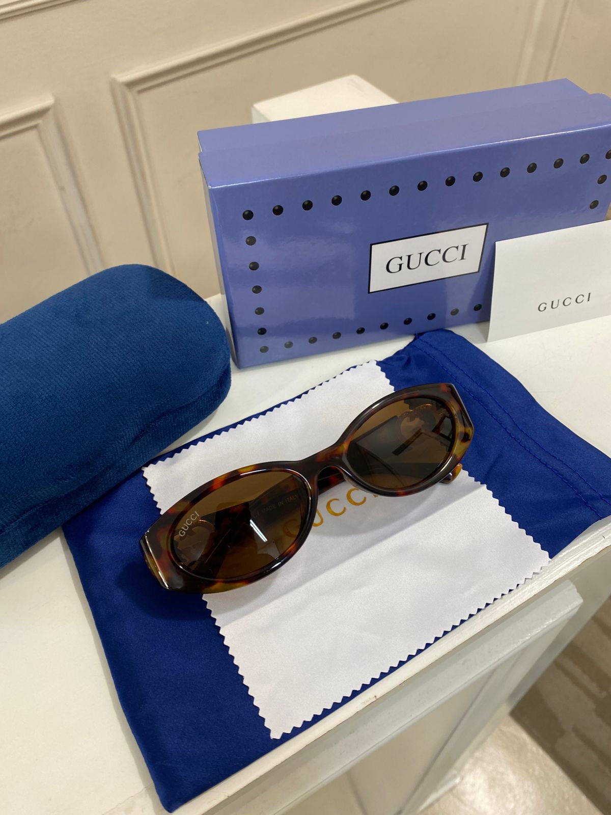 Lentes Gucci - Modelo café