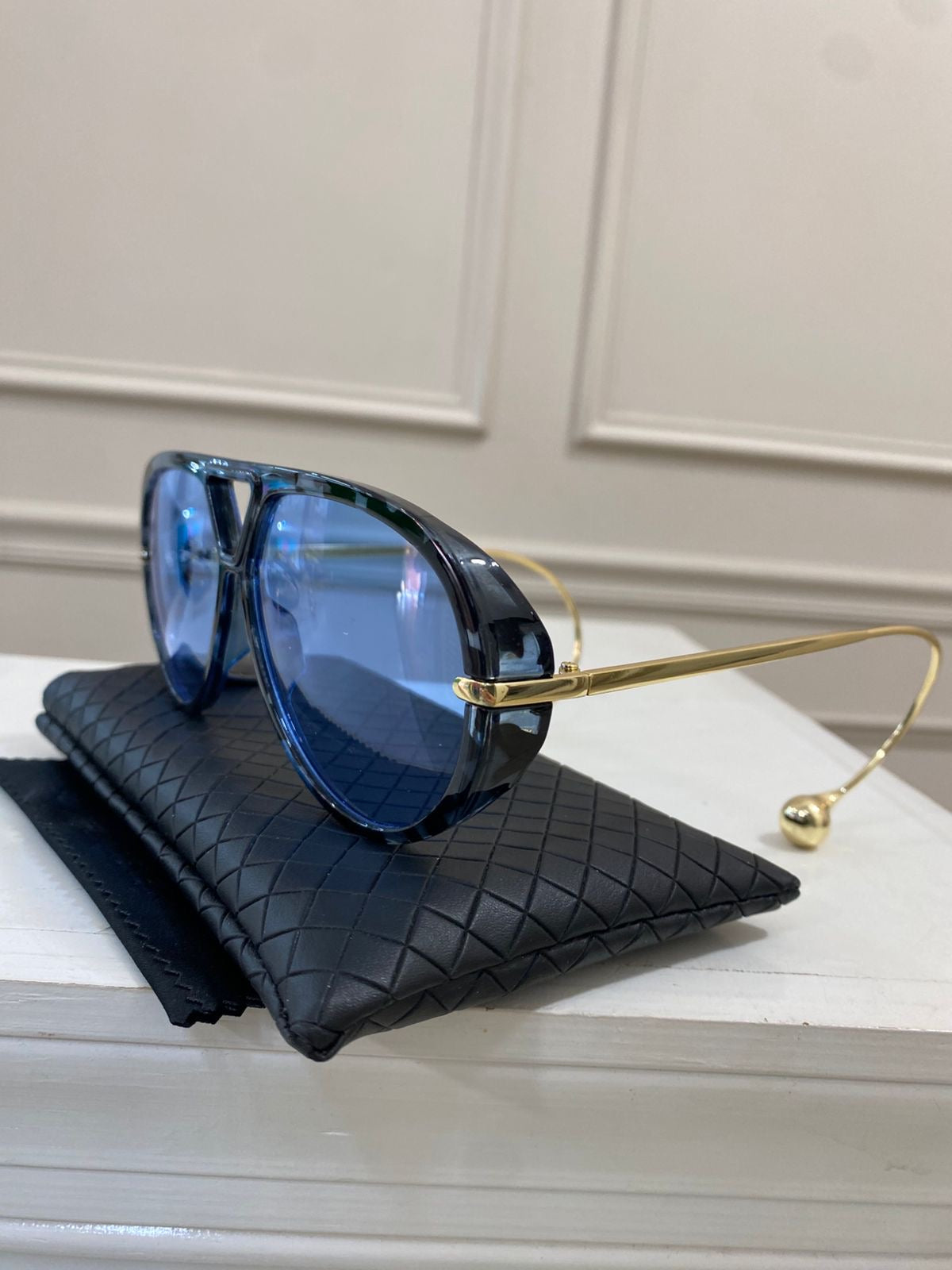 Lentes Bottega - Azul gota
