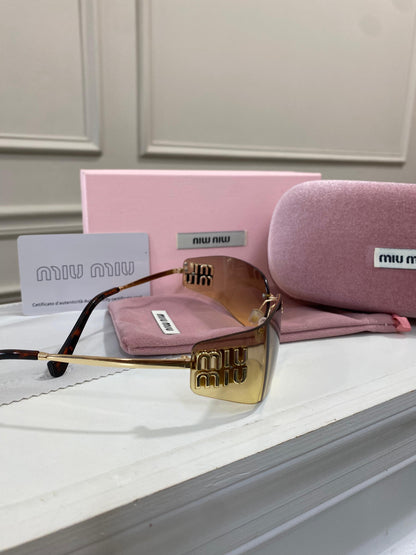 Lentes Miu Miu – curvo amarillo