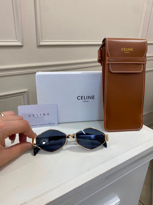 Lentes Celine – Rombo Negro oro