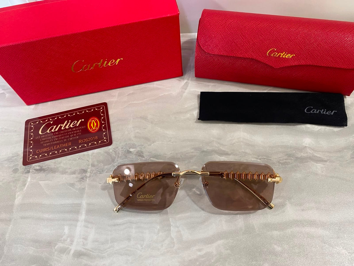 Lentes Cartier - 1526 Oro Nude
