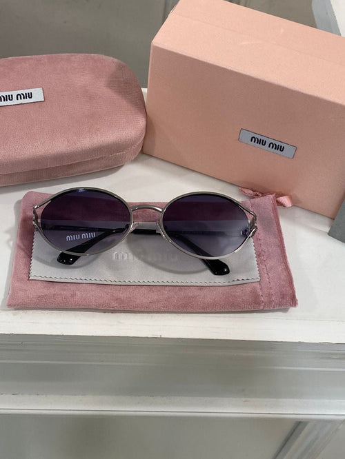 Lentes Miu Miu – Modelo gris plata