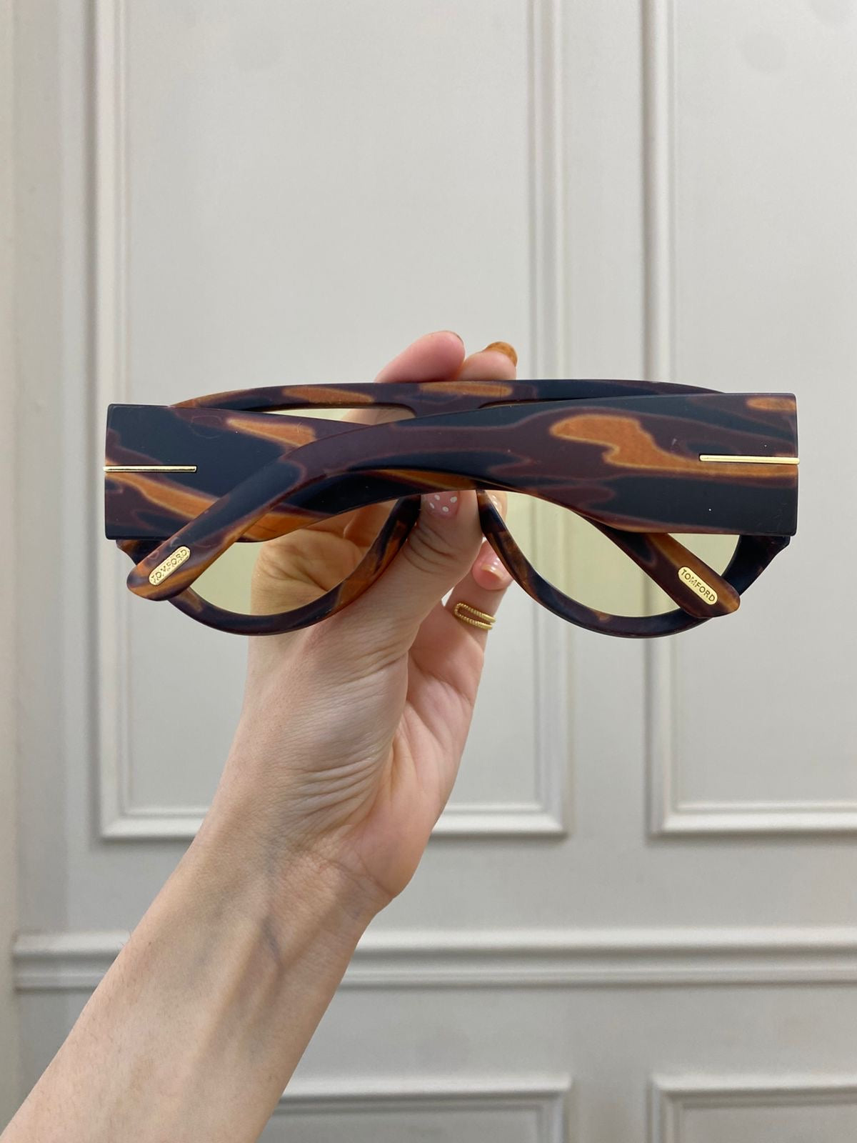 Lentes Tom Ford – Amarillo animal print
