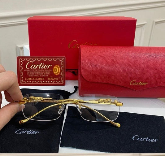 Lentes Cartier - Trasparente Oro