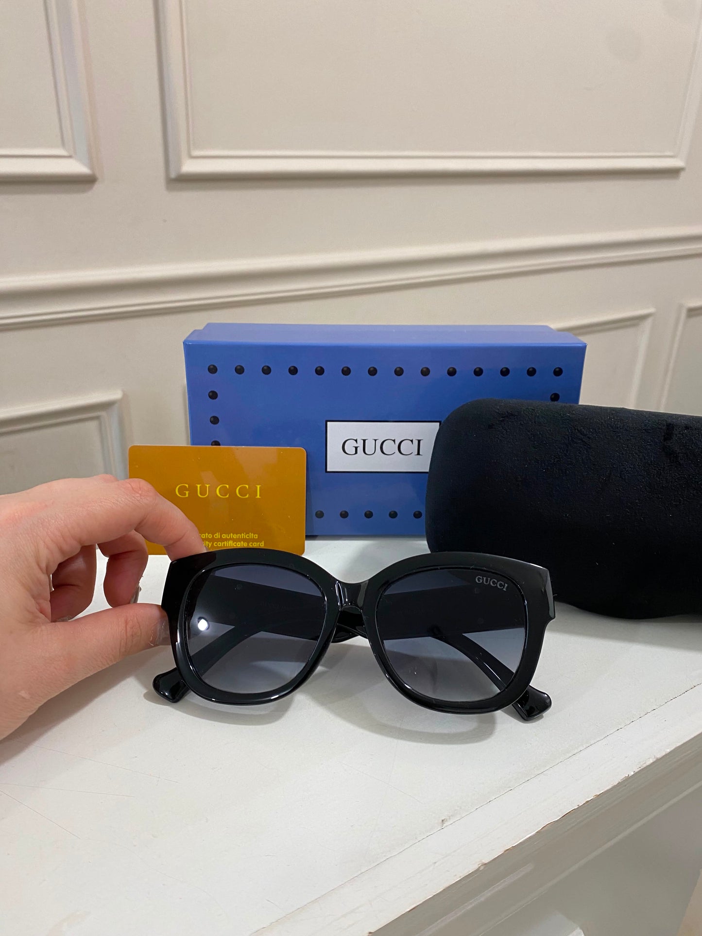 Lentes Gucci - Negro Rojo