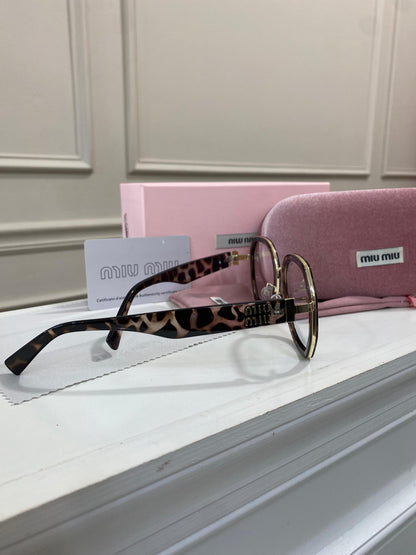 Lentes Miu Miu – Luz azul animal print