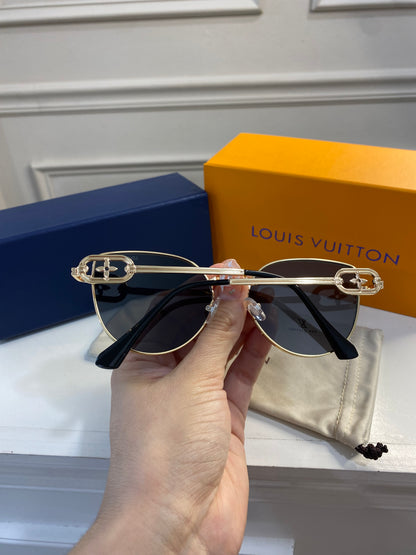 Lentes LV – Negro Oro