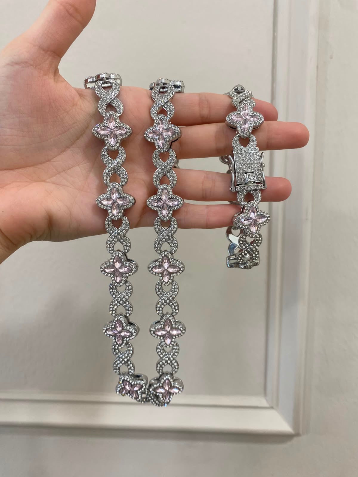 Set de collar y arete Piedras