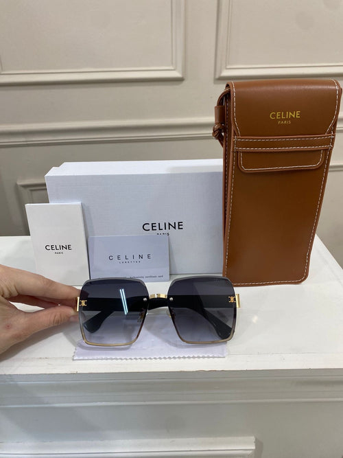 Lentes Celine – Modelo Cuadrado Dorado