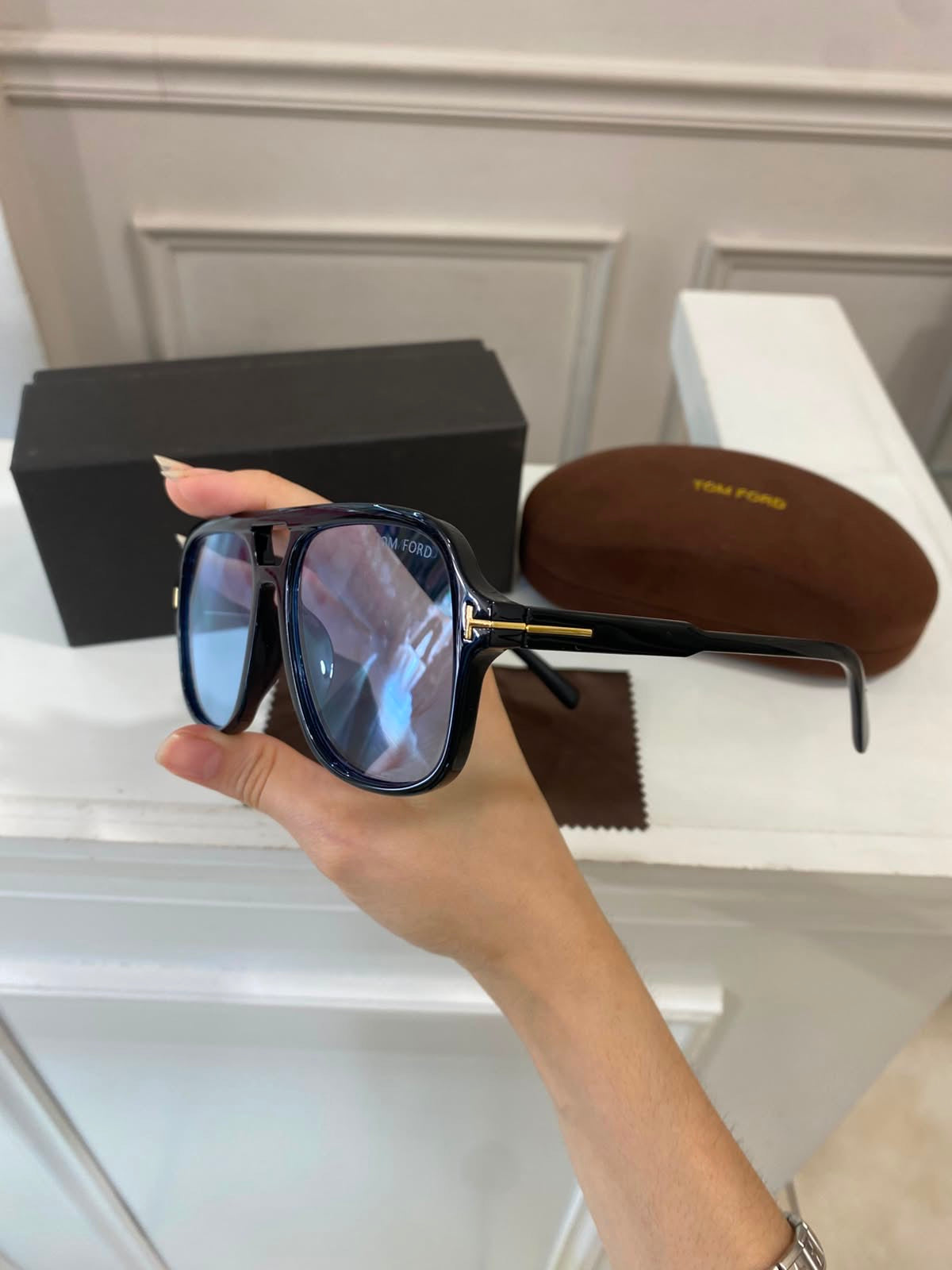 Lentes Tom Ford - Negro Azul
