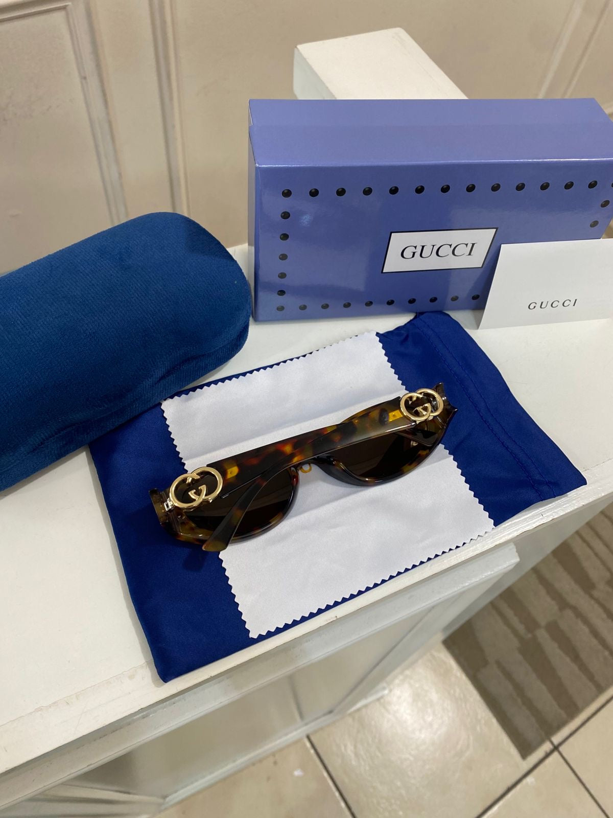 Lentes Gucci - Modelo café