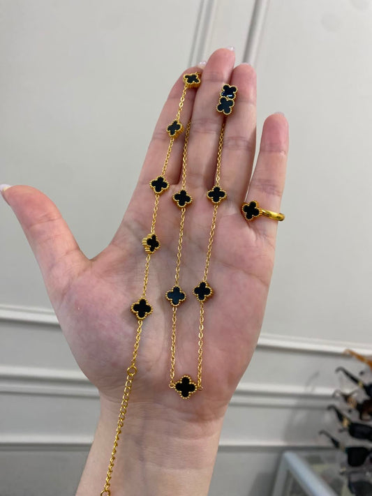 Set Vanclef mini negro 4 piezas