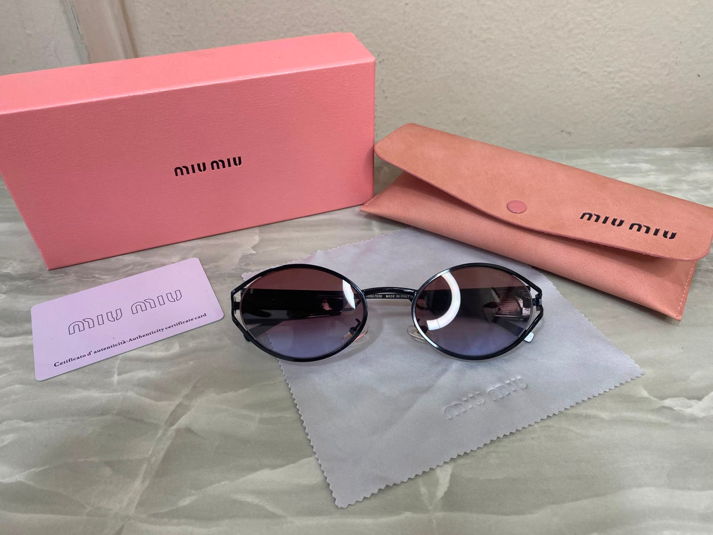 Lentes Miu Miu - Miu Miu Golden Bicolor