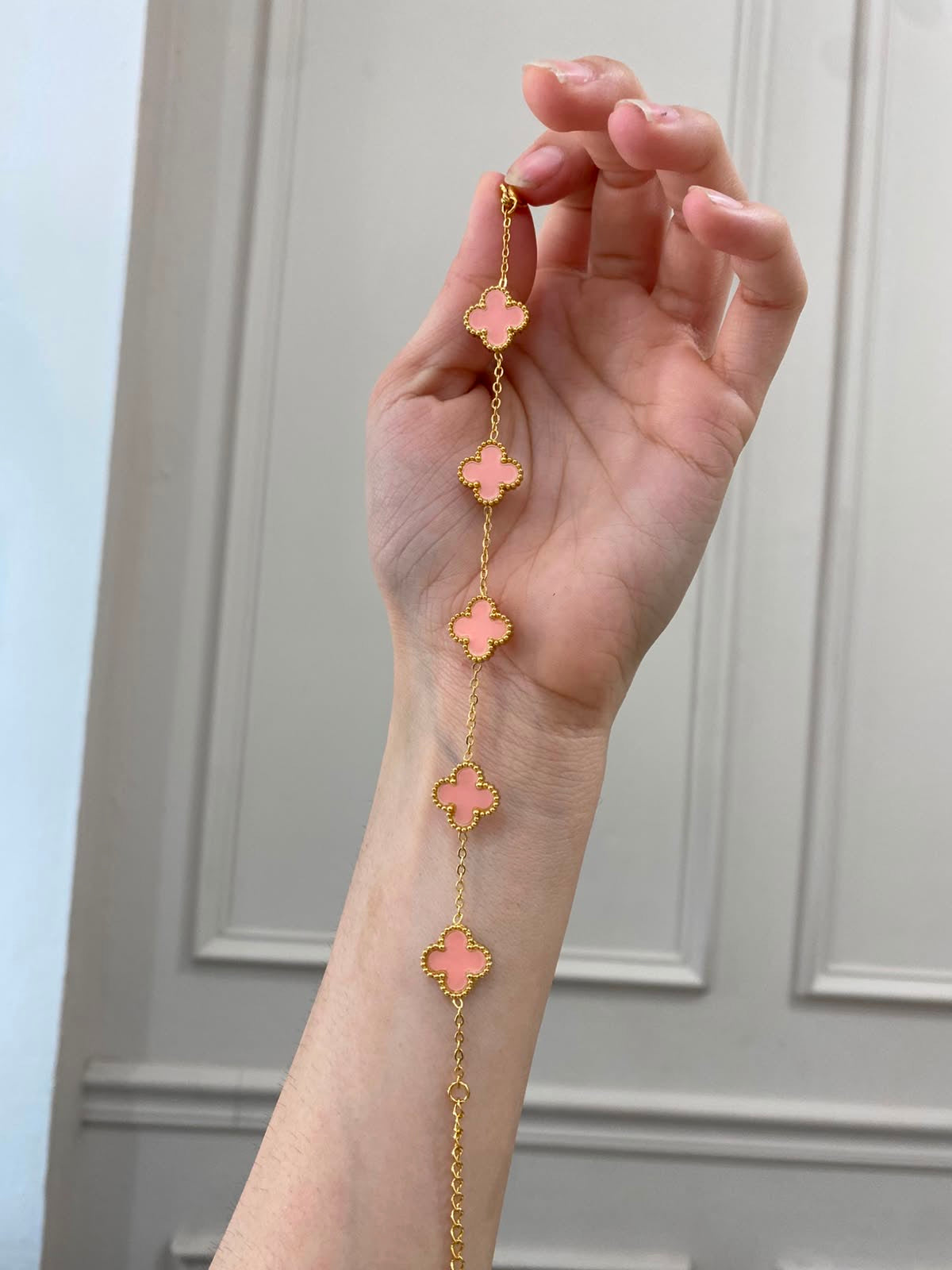 Pulsera vanclef salmón