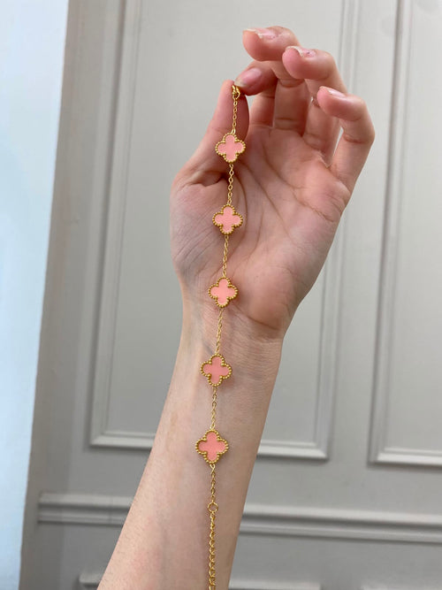 Pulsera vanclef salmón