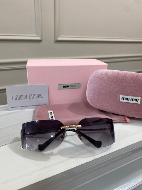 Lentes Miu Miu – curvo negro