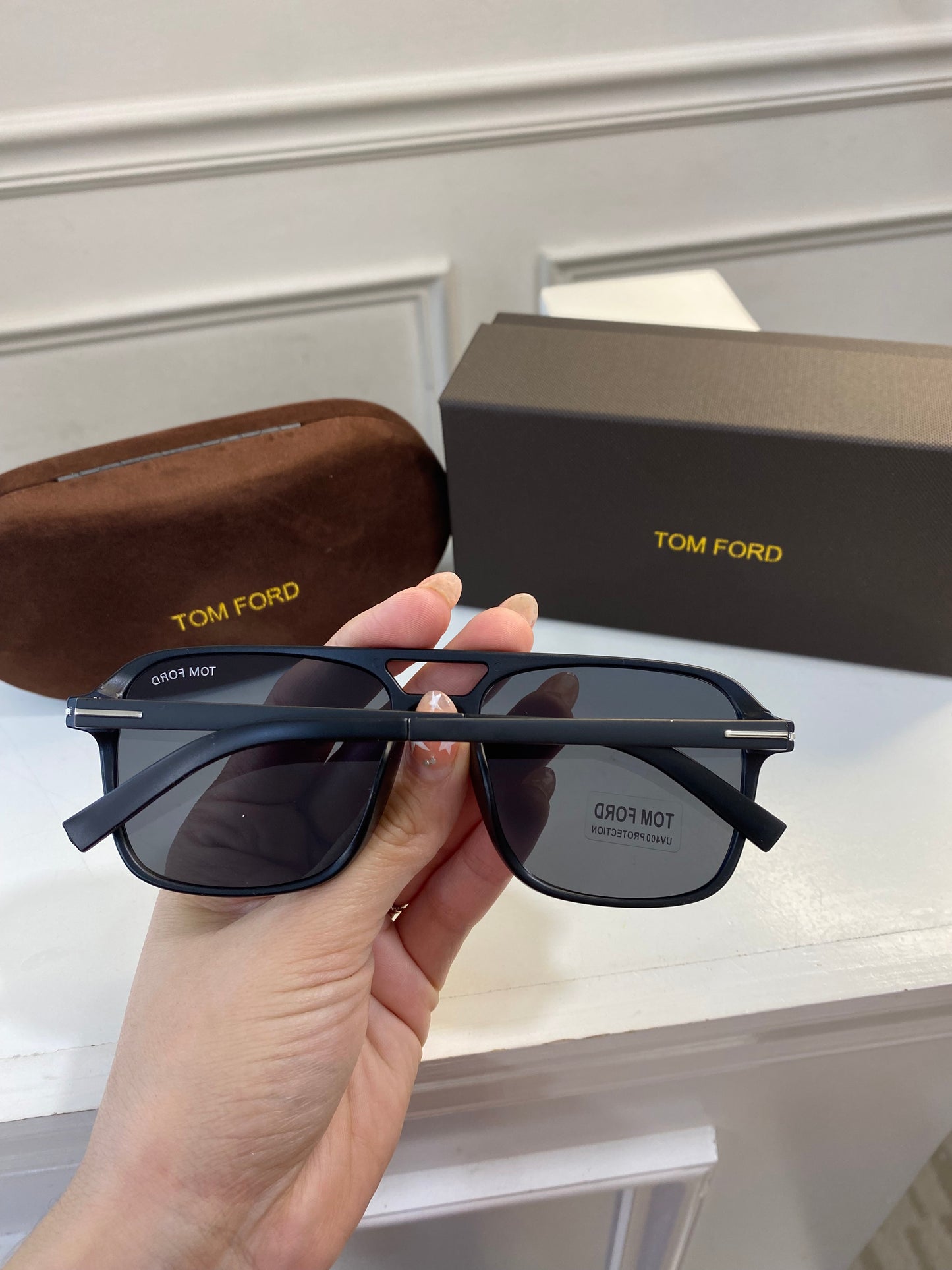 Lentes Tom Ford – Negro Mate B2