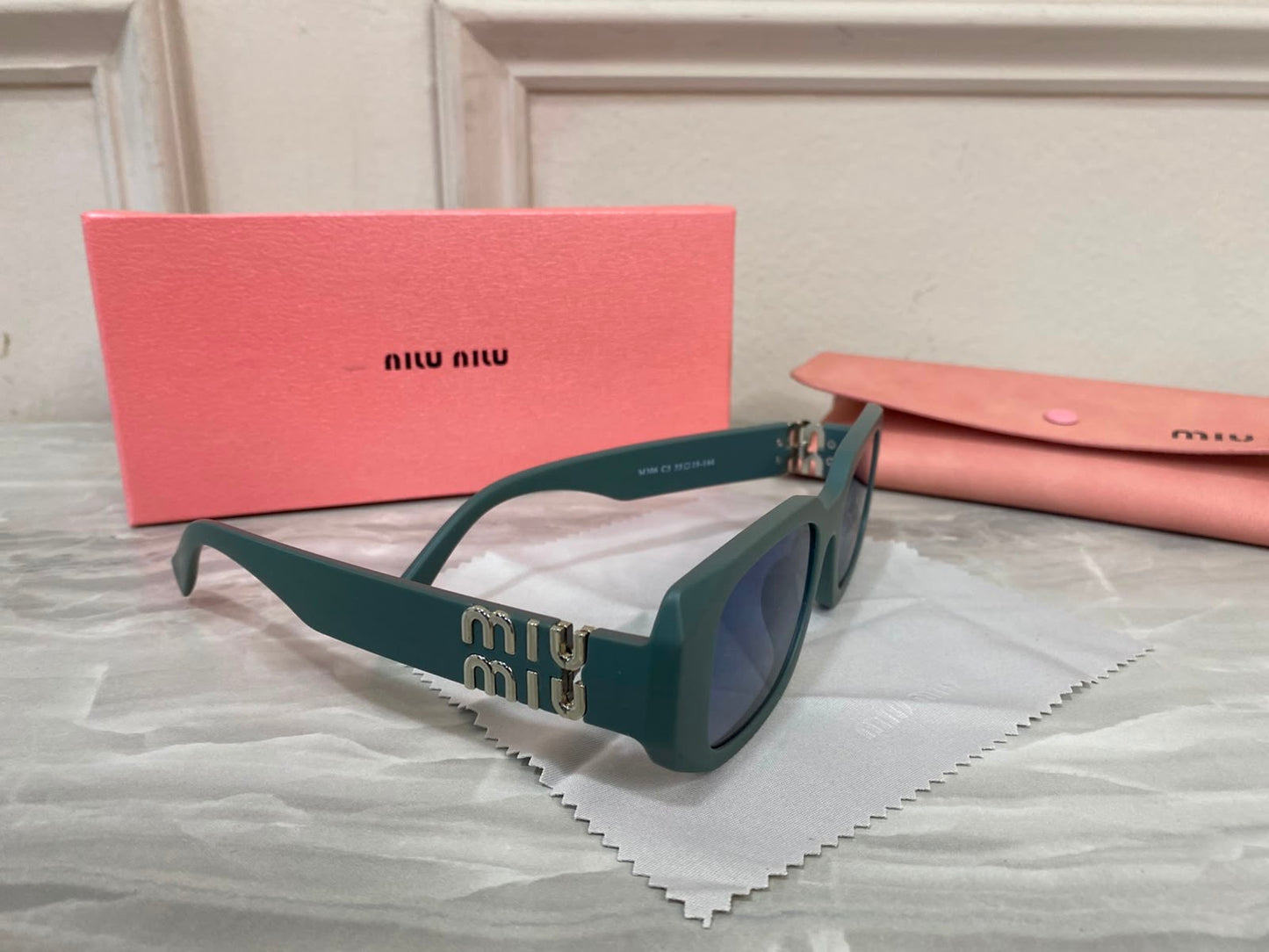 Lentes Miu Miu - Miu Miu Icon verde