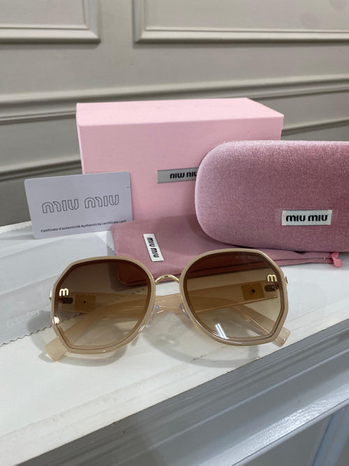 Lentes Miu Miu – Beige