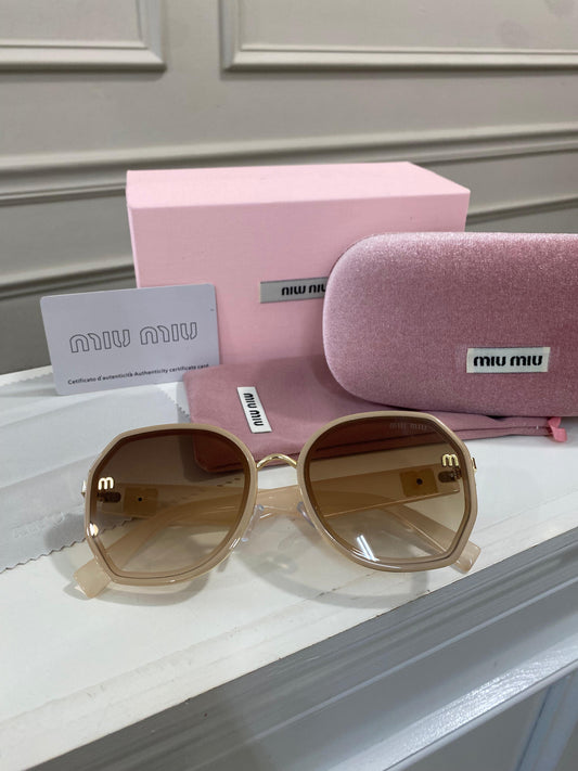 Lentes Miu Miu – Beige