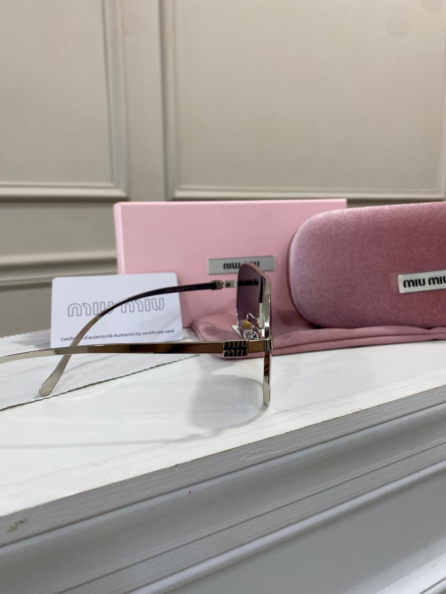 Lentes Miu Miu – Gota plata