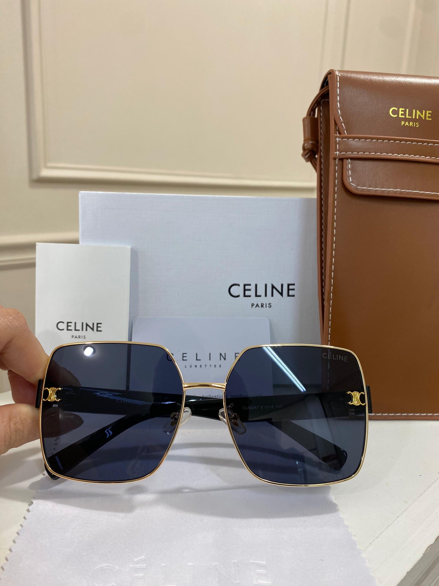 Lentes Celine Paris - Modelo cuadrado