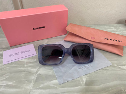 Lentes Miu Miu - Miu Miu California cuadro blue