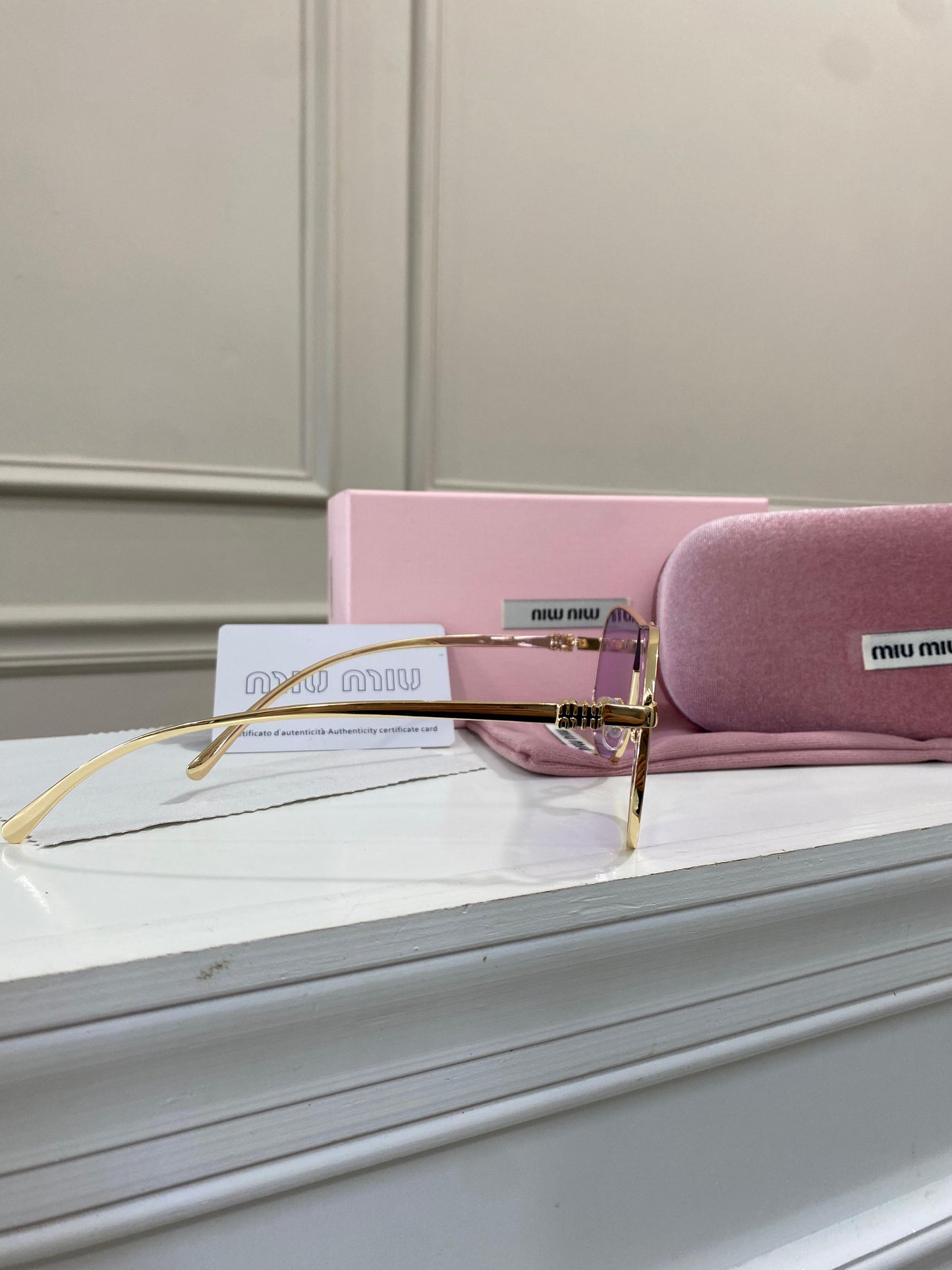 Lentes Miu Miu – Gota morado