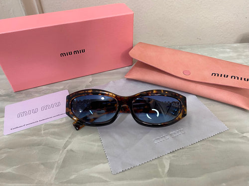 Lentes Miu Miu - Miu Miu sunset Blue