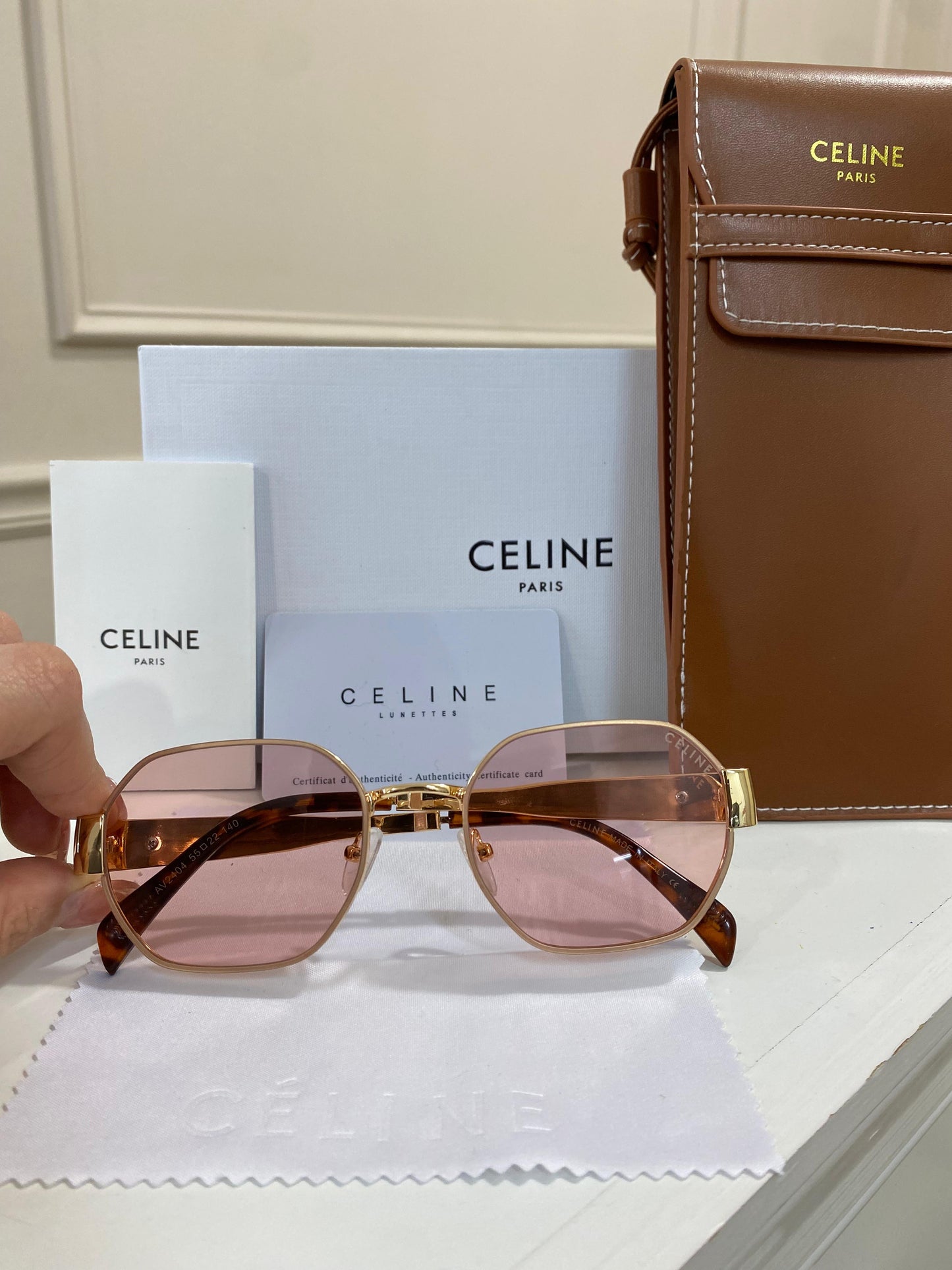 Lentes Celine – Modelo rosado