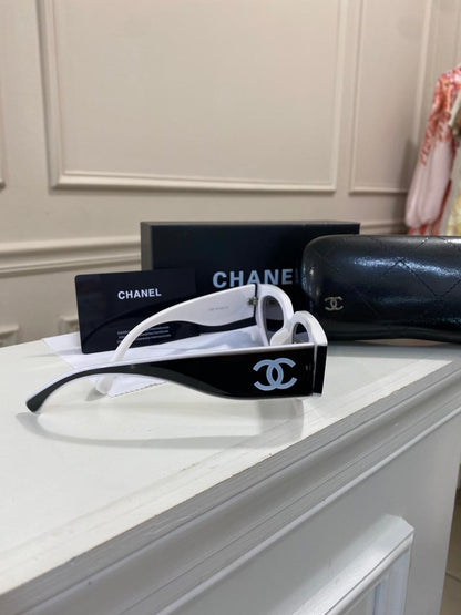Lentes Chanel - Negro blanco