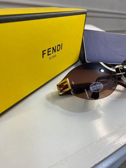 Lentes FENDI - Modelo curvo café