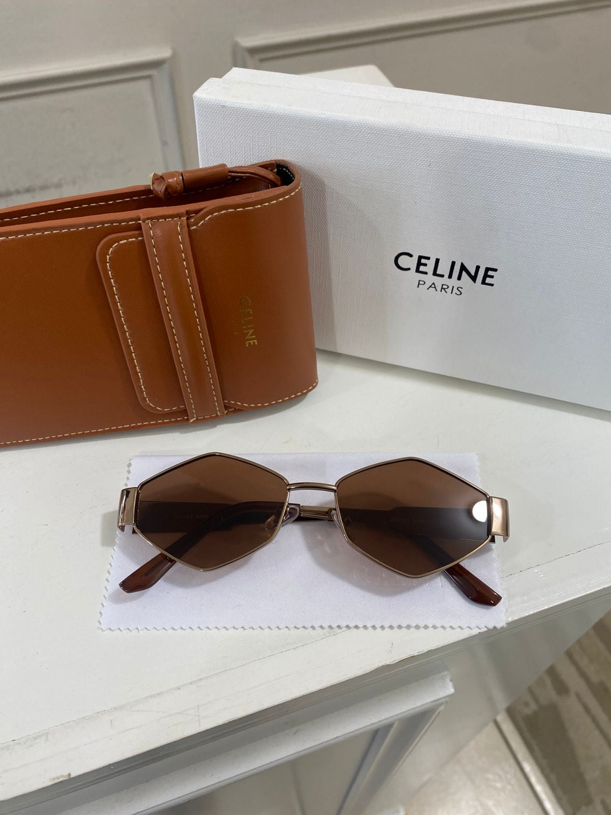 Lentes Celine – Rombo Bronce