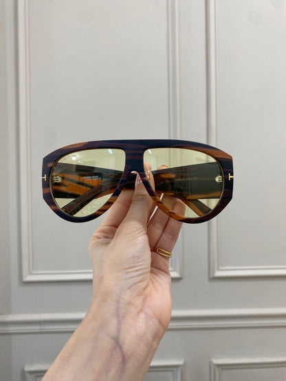 Lentes Tom Ford – Amarillo animal print