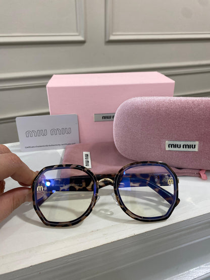 Lentes Miu Miu – Luz azul animal print