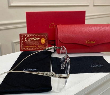 Lentes Cartier - Trasparente Oro Plata