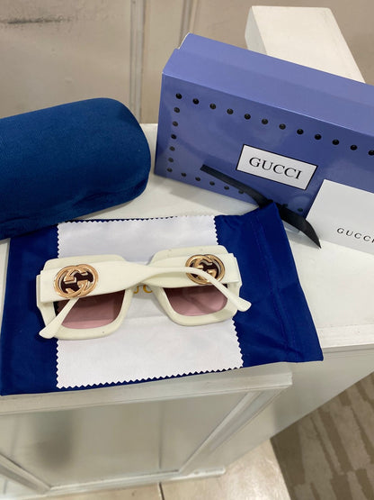 Lentes Gucci - Modelo classico blanco