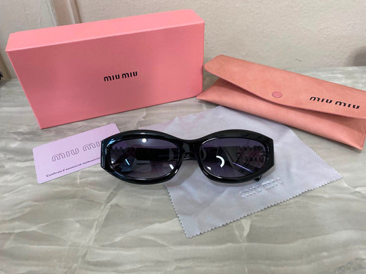 Lentes Miu Miu - Miu Miu sunset Black