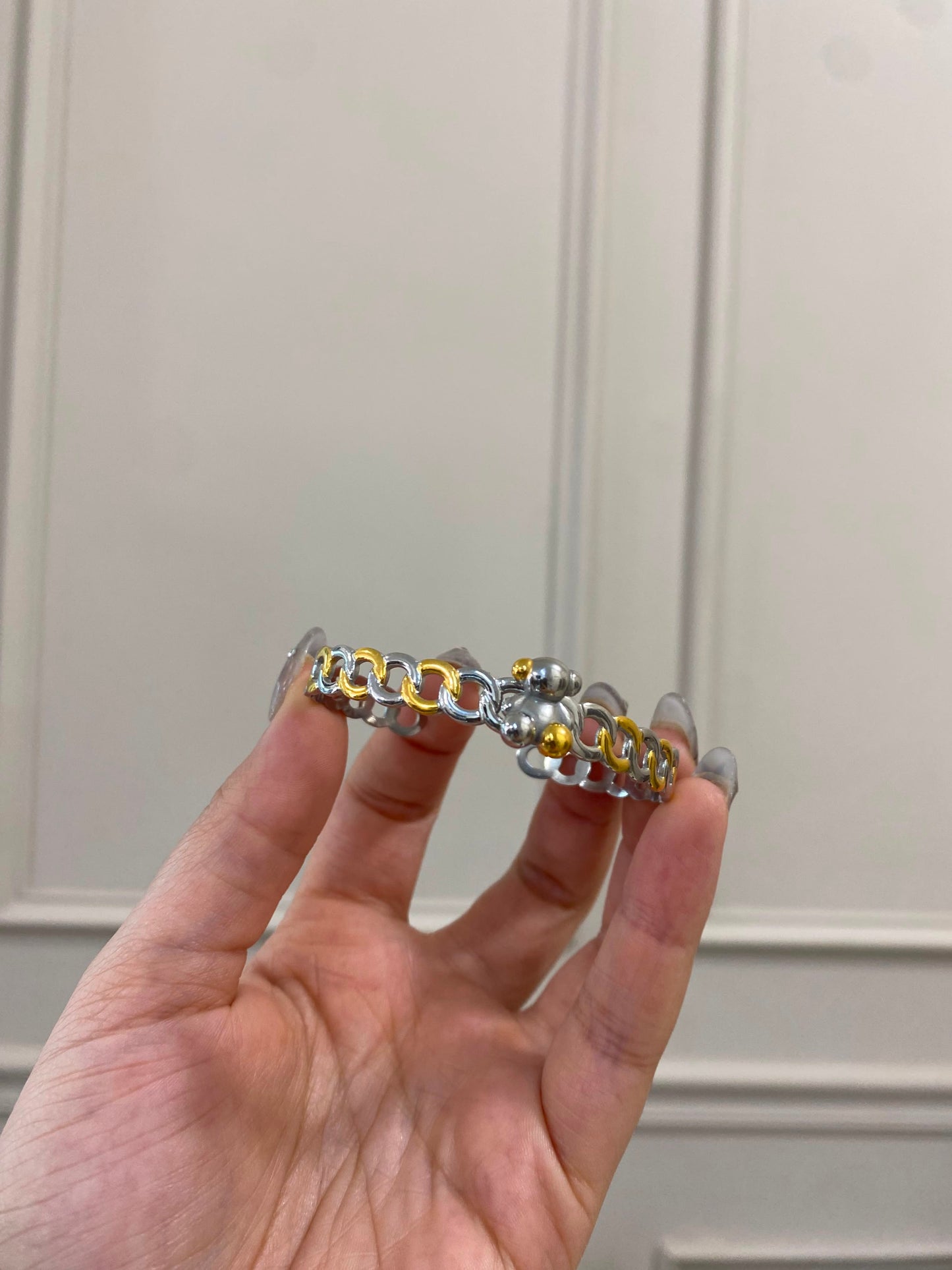 Brazalete -Tous bicolor ajustable