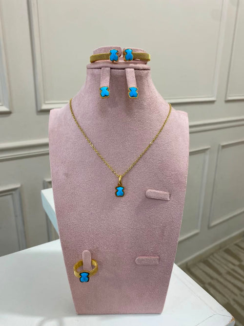 Set Tous 4 piezas azul