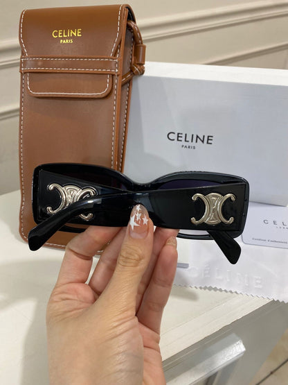 Lentes Celine – Negro Plata Pata gruesa