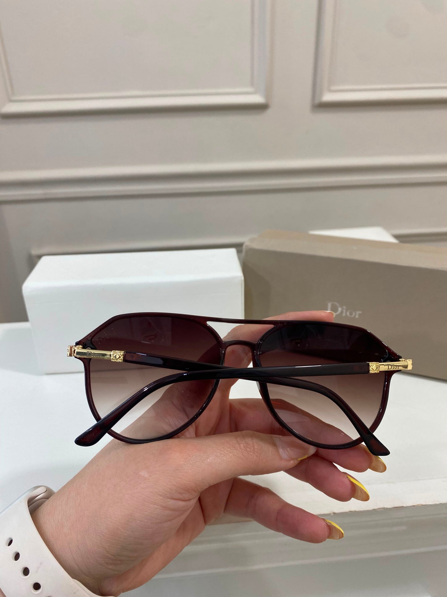 Lentes Dior – Negro aviator