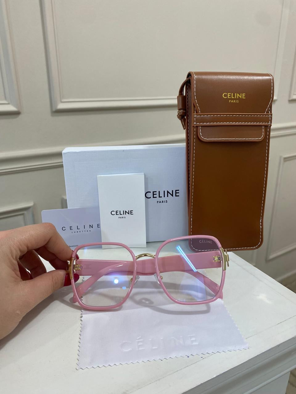 Lentes Celine – Luz azul Barbie
